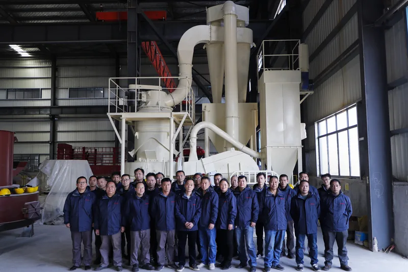 Cronus machinery service team at grinding mill facility
